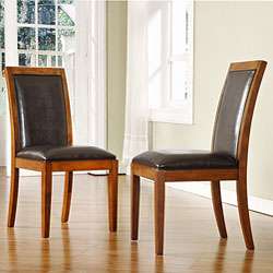 Aiden Dark Chocolate Side Chairs (Set of 2)  