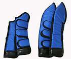 Full Length Set of Four Horse Shipping Boots Royal Blue