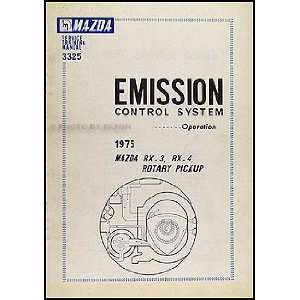  1975 Mazda Rotary Engine Emission Control System Manual 