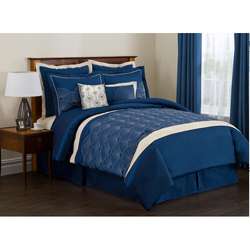 Lush Decor Sapphire 8 piece Comforter Set  