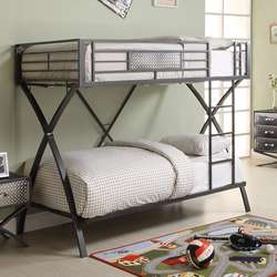 Carter Metal Twin size Bunk Bed  