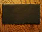 Black Standard Vinyl Check Book Holder With Center Flap For Carbine 