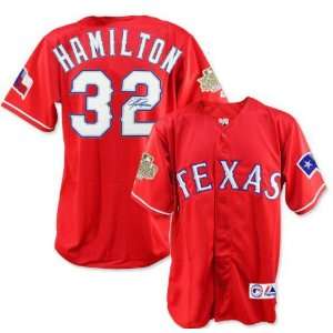  Signed Josh Hamilton 2011 World Series Jersey   MLB Holo 