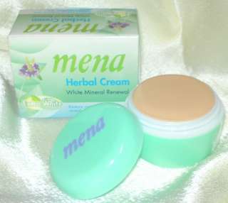 MENA White Herbal Cream Mineral Skin Renewal Whitener  