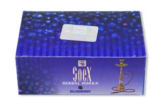 BLUEBERRY   SOEX HERBAL HUKA HOOKAH SHISHA FLAVOR 50gr  