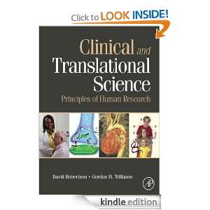 Clinical and Translational Science Principles of Human Research 