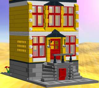 Custom LEGO Theater + Post Office Instructions Modular  