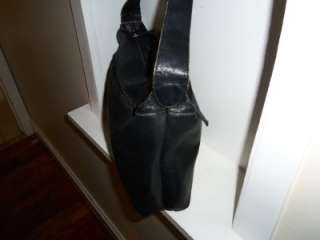 STONE MOUNTAIN Buttery Soft Black Leather Shoulder Bag Handbag Tote 