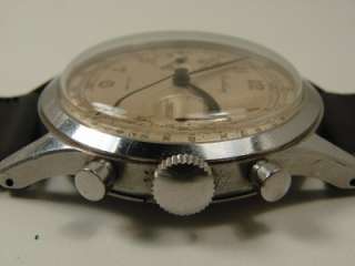 1950s SS BREITLING CHRONOGRAPH REF 777 WATCH.  