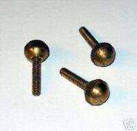 SOLID BRASS 1 INCH 6/32 THUMB SCREW  