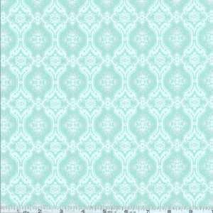  45 Wide Urban Farm Large Medallion Turquoise Fabric By 