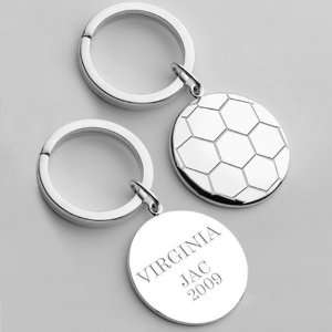  University of Virginia Soccer Sports Key Ring