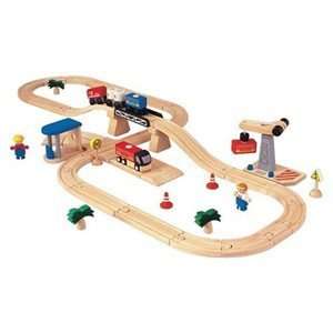   Plan Toys Transportation Road & Rail Play Set Toys & Games