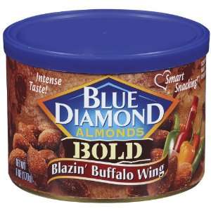 BLUE DIAMOND BLAZIN BUFFALO WING ALMONDS 4pack  Grocery 