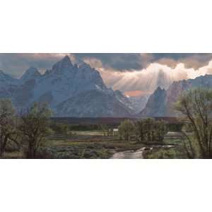  Phillip Philbeck   Buffalo Crossing Artists Proof Giclee 