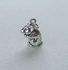 LOVELY HAMSTER SOLID 3D CHARM CHARMS 925 STERLING SILVER