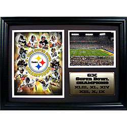 Steelers Champions 12x18 Framed Collectible Plaque  