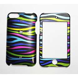 Multi color iPod Touch Zebra Protector Case  