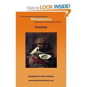  Metaphysics (9781425090821) Aristotle Books