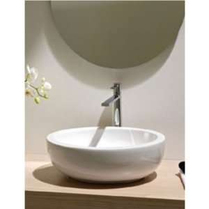   8112 Oval Shaped White Ceramic Vessel Bathroom Sink 8112 Home