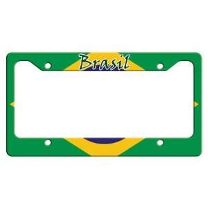  Brasil Flag License Plate Frame 