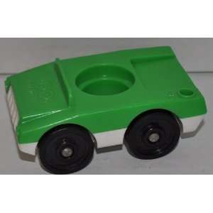  People Green & White Car (Peg Style)   Replacement Figure   Classic 