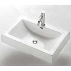  Neptune Zen Polymer Sink with overflow 17 X 25 X 6 1/8 