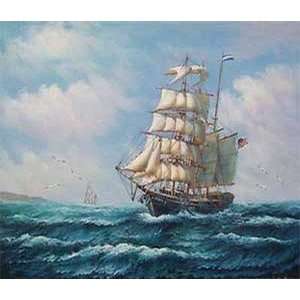  Fine Oil Painting, Clipper SC06 16x20