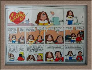 Cathy   Comic Lithograph Limited Edition Collectable  