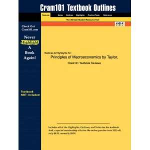  Studyguide for Principles of Macroeconomics by Taylor 