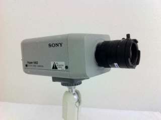   of 4   Sony SSC C104 Color Hyper Had Camera w/ Computar 3.5   8mm Lens