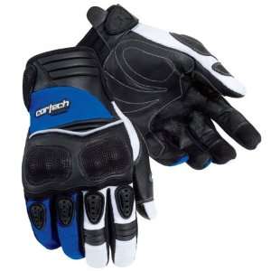   Textile Sports Bike Motorcycle Gloves   Blue / Medium Automotive