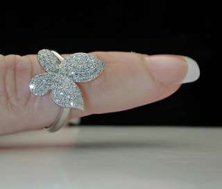   PAVE DIAMOND 1.39CT F/VS SPINNING~BUTTERFLY RING 99 $4,212  