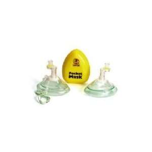  Laerdal Pocket CPR Mask without Oxygen Inlet in Yellow 