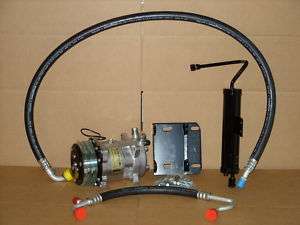 NEW AC COMPRESSOR CONVERSION KIT 1970 FORD MUSTANG V8  
