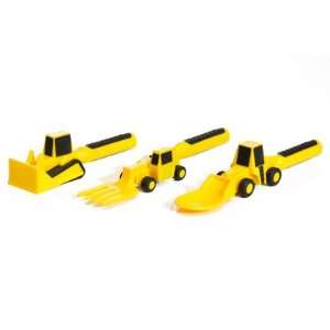    Constructive Eating Construction Vehicle Utensils Toys & Games