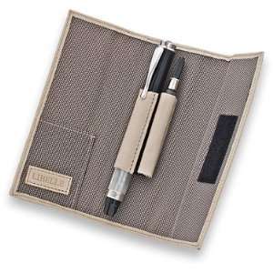  Libelle Leather Ivory Pen Pouch (2 pens) Accessory   LB 