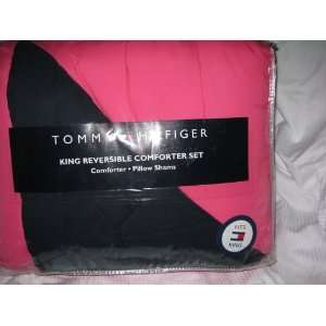  Tommy Hilfiger King Size Reversible Comforter & Tommy Hilfiger 