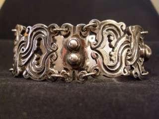 Rafael Melendez unsigned 980 Mexican Silver Bracelet  