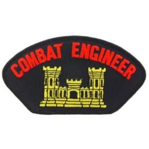  U.S. Army Combat Engineer Hat Patch 2 3/4 x 5 1/4 Patio 