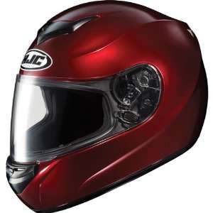   Mens CS R2 Street Motorcycle Helmet   Wine / Small Automotive