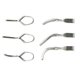  Micro Vessel Clips, 45 degree angle 1 X 6 mm jaws Health 