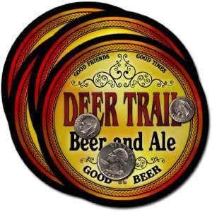  Deer Trail , CO Beer & Ale Coasters   4pk 