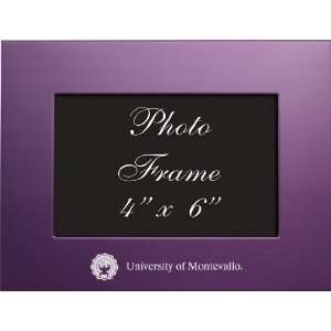  University of Montevallo   4x6 Brushed Metal Picture Frame 