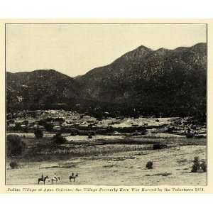 1907 Print Indian Village Agua Caliente Reservation   Original 