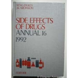  Side Effects of Drugs Annual 16 A Worldwide Yearly Survey 