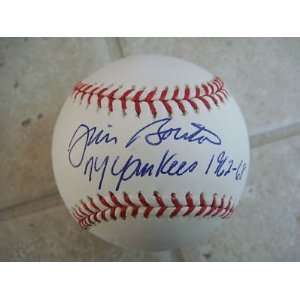 Jim Bouton Ny Yankees 1962 68 Signed Official Ml Ball   Autographed 