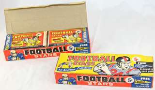 1961 NU CARD FOOTBALL UNOPENED WAX PACK FROM ORIGINAL & UNSEARCHED 24 