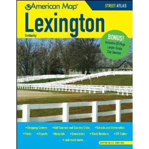   American Map 609662 Lexington Kentucky Street Atlas