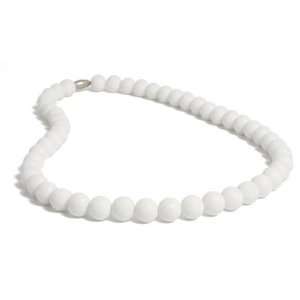  Chewbeads Silicone Rubber Necklace in Simply White Baby
